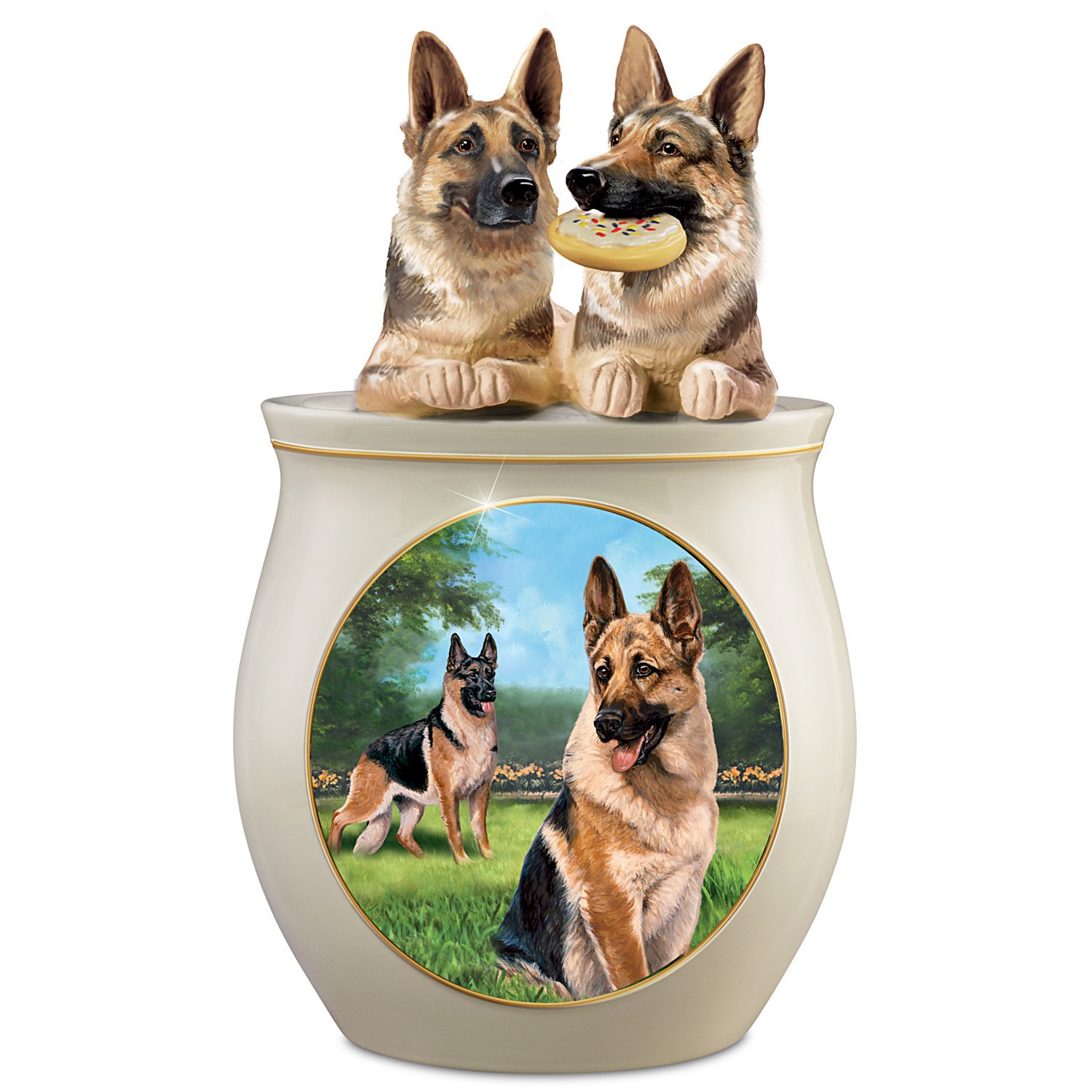 german shepherd cookie jar