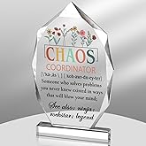 Yinder Chaos Coordinator Thank You Gift for Women Appreciation Teacher Coworker Office Leaving Job Farewell Gift Appreciation for Boss Nurse Day School Assistant Staff Friends Decor