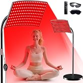 Red Light Therapy for Body Face Infrared Light Therapy for Body with 660nm &amp; 850nm Near Infrared LED Red Light Therapy Panel at Home Protective Glasses for Home Use, Gift for Women Girl