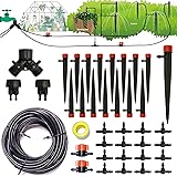 Drip Irrigation Kit 65.5 Feet, 1/4 Pipe Automatic