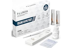 PALINOIA Rapid & Highly Accurate Gluten Sensitivity Easy to Use Testing Kit for Celiac Disease - Allergy Detection