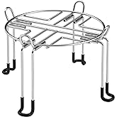 Gravity-Fed Water Filter System Stand, Detachable Stainless Steel Stand Compatible with Berkey Water Filter System Countertop, 9.25" Diameter by 5.9" Tall