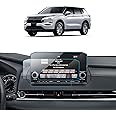 LANTU 2PCS Car Screen Protector for 2022 2023 2024 2025 Mitsubishi Outlander (ES)/ 2023 Outlander Plug-In Hybrid (ES) Accessories Navigation Nano Screen Protector Film 8''
