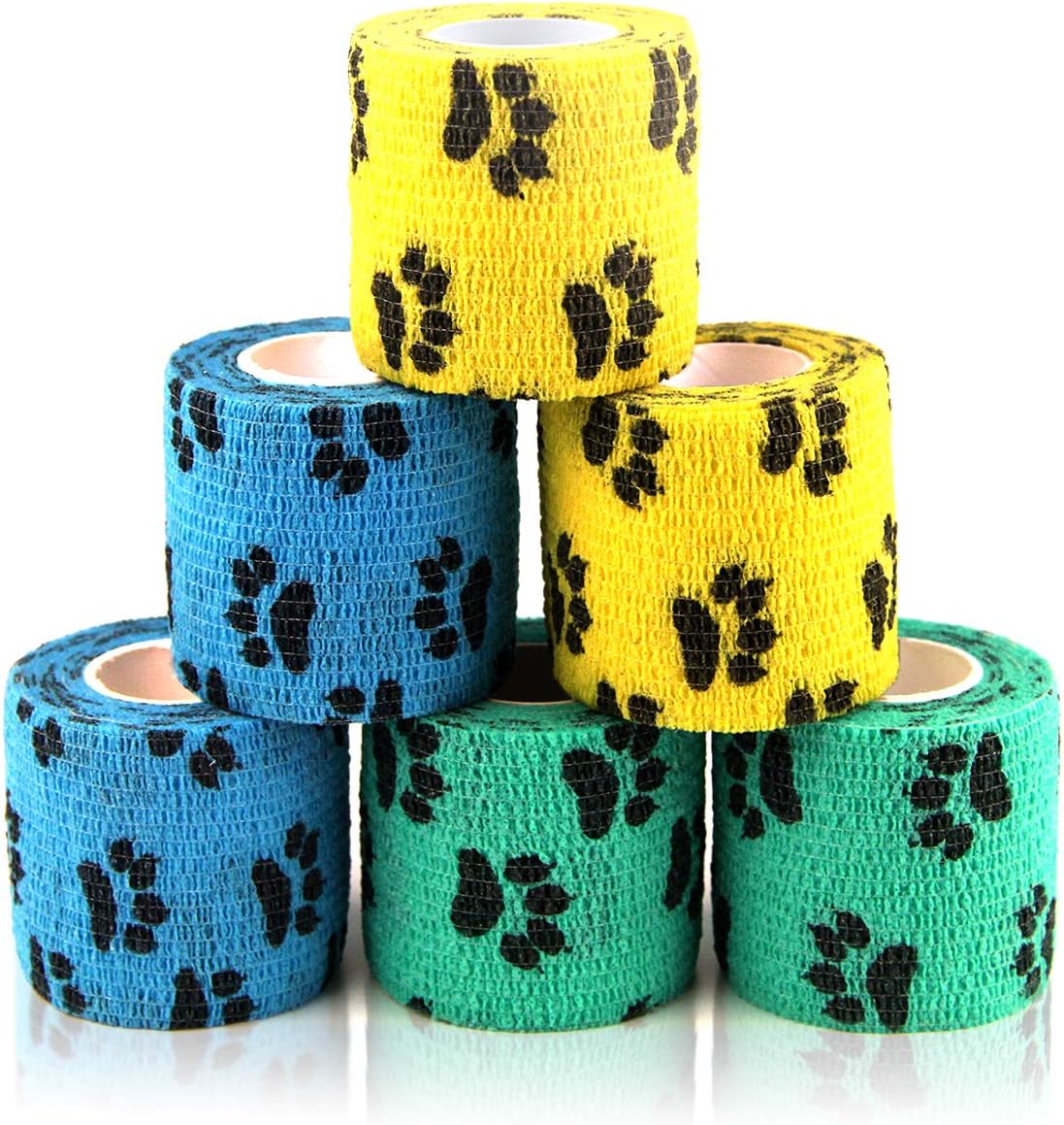 AUPCON Vet Wrap Cohesive Bandages Self Adherent Bandage SelfAdhesive