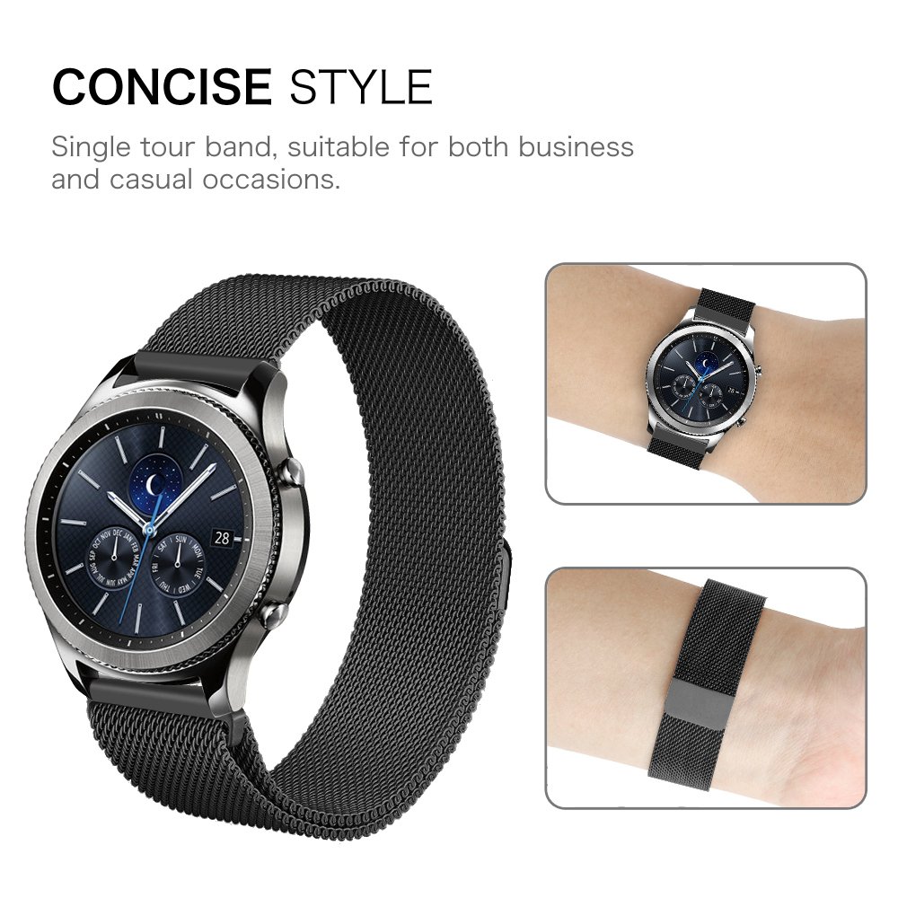 fintie milanese 22mm band for galaxy watch 46mm