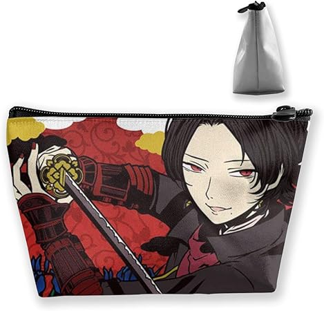 Amazon 刀剣乱舞 Online 加州清光 菖蒲に八ツ橋 化粧ポーチ メイクポーチ コスメポーチ 化粧品収納 ミニ 財布 小物入れ 軽い 軽量 防水 旅行も携帯便利 多機能 バッグ 小さな化粧品の袋 Tokey Sky 化粧ポーチ 通販