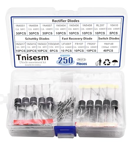 5 Diodes De Redressement 6A05 6A 50V - Composants Électroniques Axiaux Pour Réparations