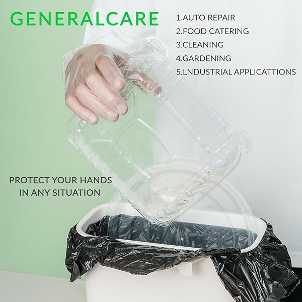 GENERALCARE DISPOSABLE GLOVES 100 THICKENED LATEX RUBBER BEAUTY FOOD SPECIAL TPE/CATERING PVC KITCHEN DURABLE