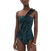 Ulla Johnson Women's Capri One Shoulder Maillot Swimsuit