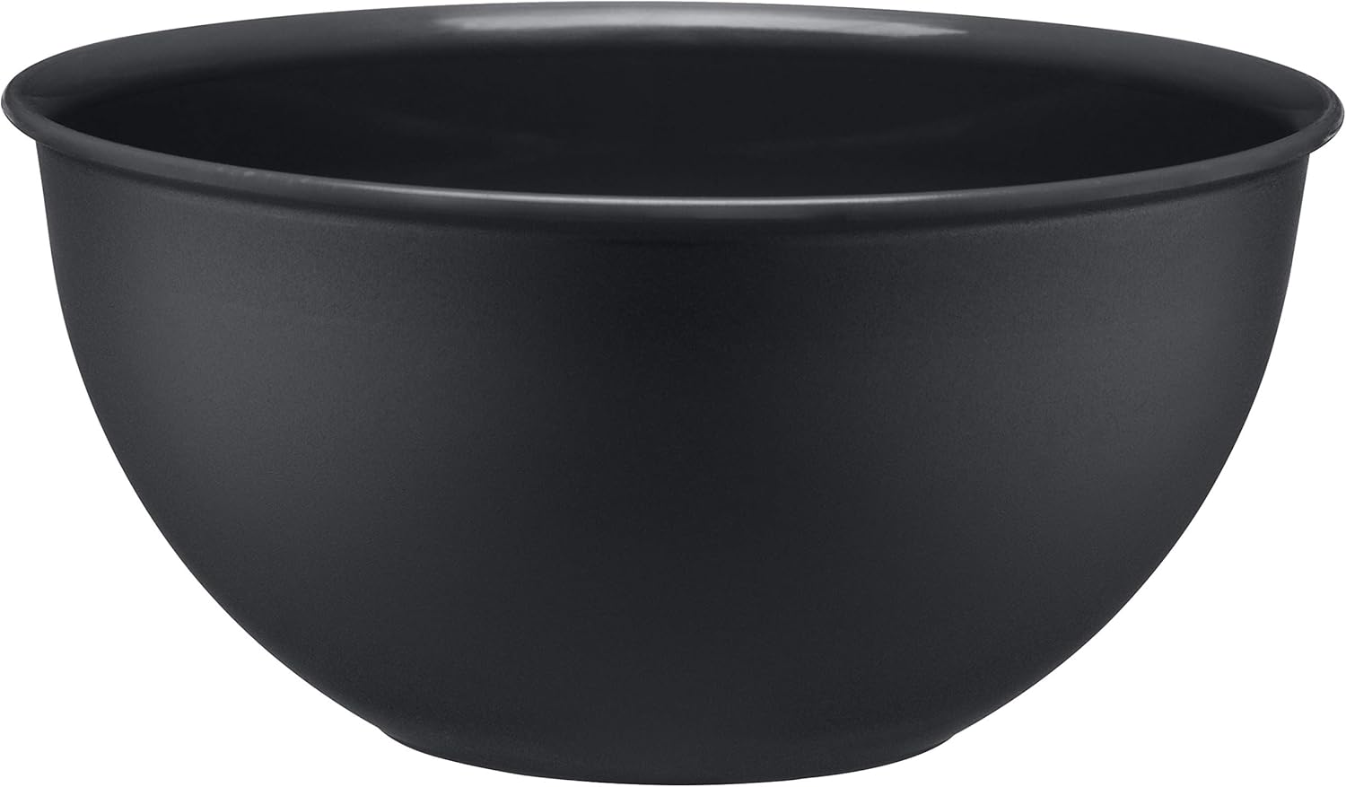 KADAX Schüssel aus Kunststoff, Salatschüssel, stapelbare Rührschüssel, Plastikschüssel, Küchenschüssel, runde Servierschüssel für Küche, Salat, Teig, spülmaschinenfest (0.5L, anthrazit)