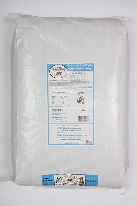 high energy puppy food