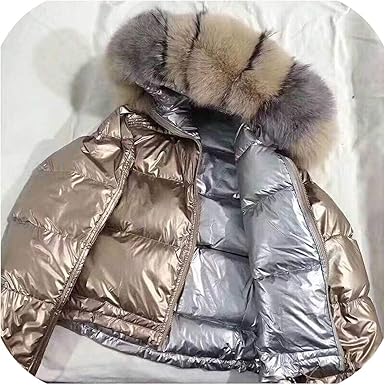 real fur down jacket