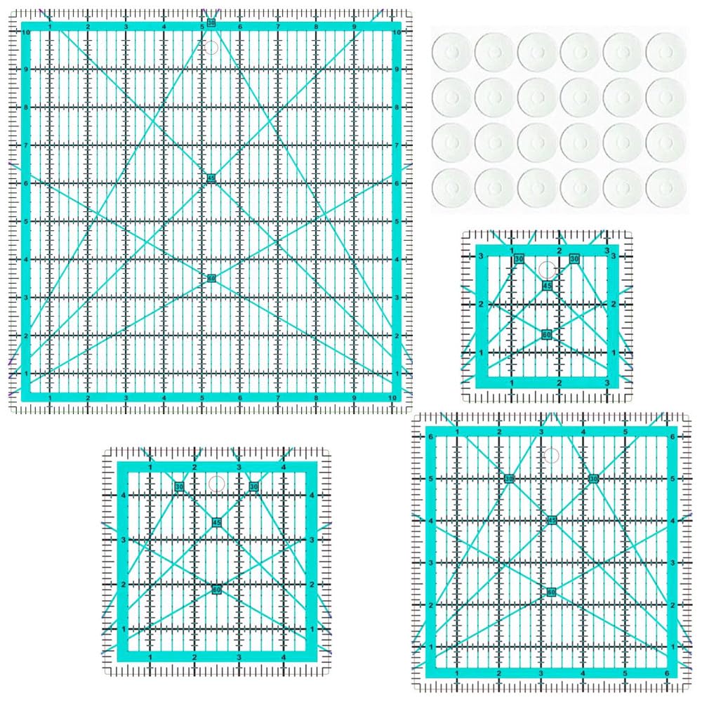 Quilting Rulers,Quilting Templates Square Ruler (3.5
