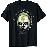 Call of Duty Ghost Skull Portrait Video Game T-Shirt