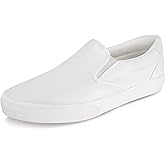 Men's Black Classic Low Top Shoes Canvas Fashion Sneaker with Soft Insole Causal Dress Shoes for Men Comfortable Walking Shoes