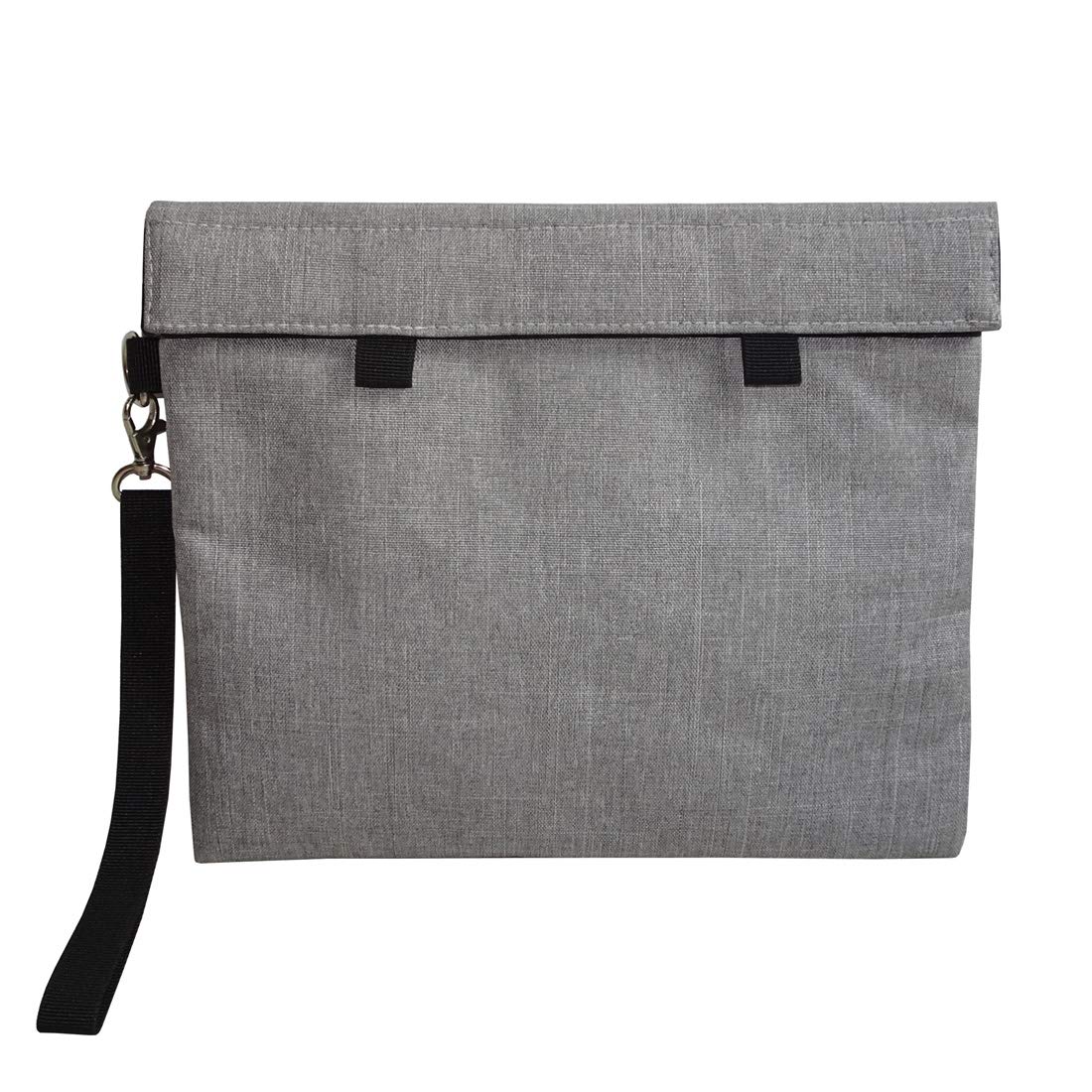Leberna Smell Proof Bag Large Capacity Store Your Smelly Smoking Accessories,Herbs and Other Smell Accessories,11 * 9.6 inches Gray