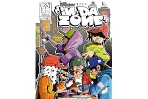 “IN DA ZONE” coloring book: 50 pages of unique street style characters representing the elements of hiphop- MC,DJ,graffiti and breakdancing. Suitable for both adult and teens.