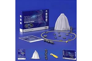 WYZOID Magnetic Chess Game，2024 New Family Board Games Set，Kids and Adult Multiplayer Magnetic Chess Game,Suitable for Entertainment Such As Travel, Camping, Family Gathering