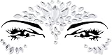 FACEGEM LONDON 9PCS Adhesive Face Gems Jewel Tattoo Sticker Festival Rave Body view 5
