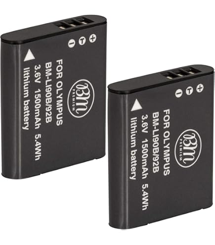 Amazon.com: Kastar 4-Pack Battery Replacement for Olympus Li-90B