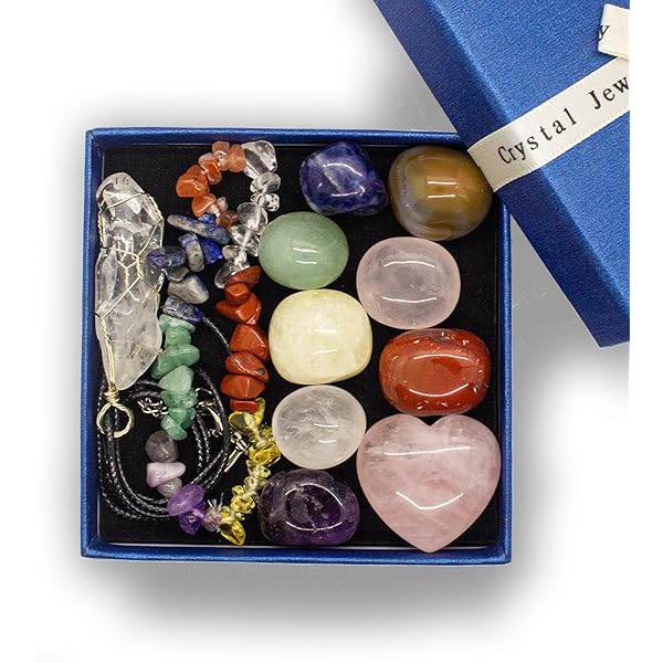 Set Pietre Chakra 7 Pezzi - Cristalli Per Guarigione, Meditazione, Bilanciamento Energia - Foto 10