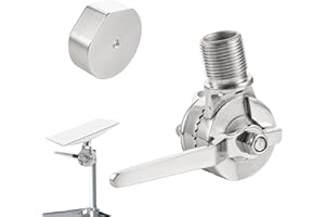 High Strength Stainless Steel Marine-Grade Adjustable Rail Mount for Starlink Mini Antenna, Specialized Perfect for Installation on Boats, Yachts, Sailboats, Eifagur