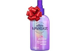 Aussie Ultra Wonder Daily Mist Lightweight Multi-Use Detangler, silicone-free, for All Hair Types and Curls, 7.6oz