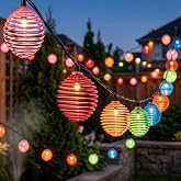 Solar String Lights Outdoor，Solar Patio Light with 20 Warm White LED