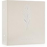 Lanpn Photo Album 4x6 600 Pockets Photos, Linen Cover Large Picture Albums Holds 600 Horizontal and Vertical Photos Beige