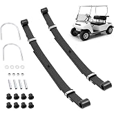ECOTRIC Rear Leaf Springs Compatible with 1981+ Club Car DS Golf Cart | 3 Leafs; Compatible with 1981+ Club Car DS Golf Cart Heavy Duty with Bushings and Sleeves PAIR