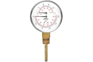Winters Instruments TTD403 Steel Dual Scale Tridicator Thermometer