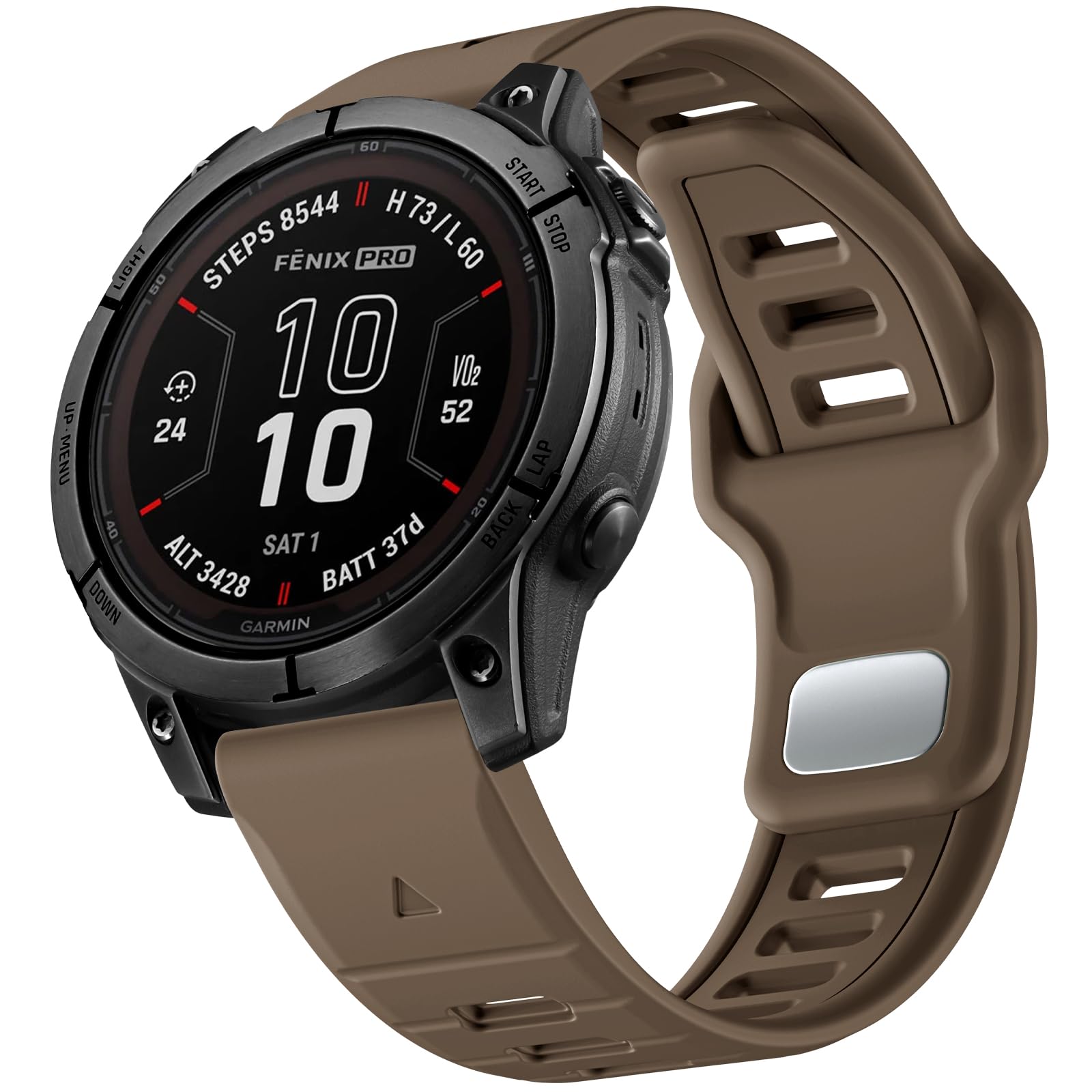 Negatta Compatible with Garmin Instinct Watch Bands/Fenix 7 6 Band/Fenix 5 Watch Band, 22mm Quick Fit Band for Forerunner 965/955/945/Approach S70/S62/S60/Epix Pro, Coyote Tan