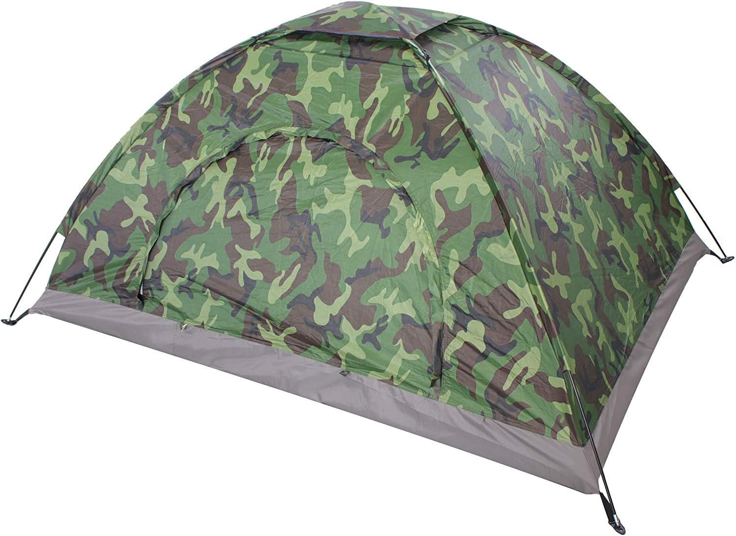 Sutekus Semi-Double Tent Camouflage Patterns Camping Tent Tent for Camping Hiking 【Outdoor Equipment】