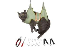 Guzekier Dog Grooming Hammock Harness for Cats and Small Dogs, Groming tabel for Dog, Dog Grooming Sling, Pet Grooming Suppli