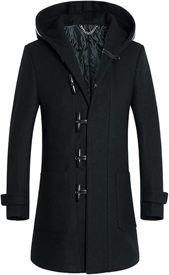 Amazon Co Jp ダッフルコート ロングコート メンズ トラッド スタイリッシュ 定番 ブリティッシュ カジュアル スリム 通学 ヴィンテージ風 オリジナル ブレスレットとサシェセット スポーツ アウトドア