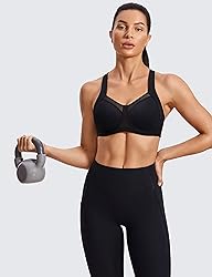 SYROKAN High Impact Sports Bras for Women No
