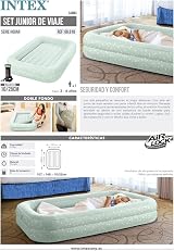 Intex Kidz Travel Bed with Hand Pump, 1.07m x 1.68m x 25cm, crib sheets view 8