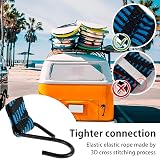 Littleduckling Pack of 5 Bungee Cords 2m Heavy Duty with Hooks 6.6ft view 4