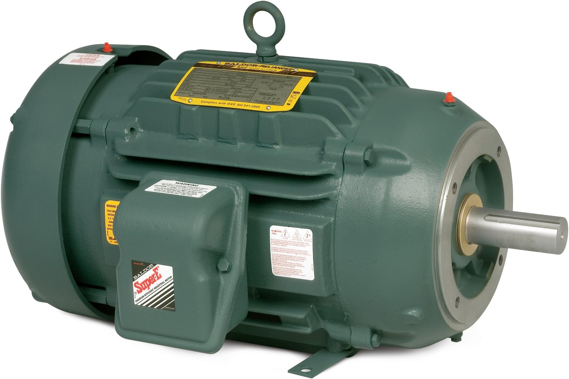 BALDORVECP83586T-4 IEEE 841 Three Phase, Totally Enclosed, 460Volts, C-Face, Footless Severe Duty Motor, 2 hp, 3450 RPM, 3PH, 60 Hz, 145TC, 0535M, TEFC, F1, 460V, Steel