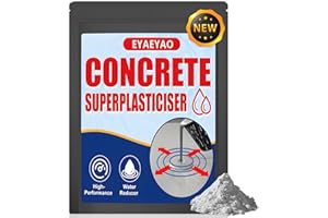 EYAEYAO Concrete Super Plasticizer, Concrete Admixture, 8 Ounces High Range Water Reducer - High-Performance Super plasticizer Concrete Additive for Superior Strength, Workability