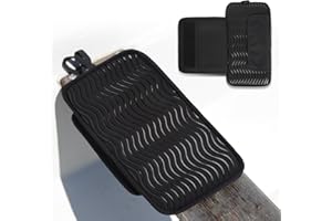 Hornet Watersports Dragon Boat Seat Pad with Secure Strap and Storage Pockets - IDBF Approved Dragon Boat Seat Cushion (Black