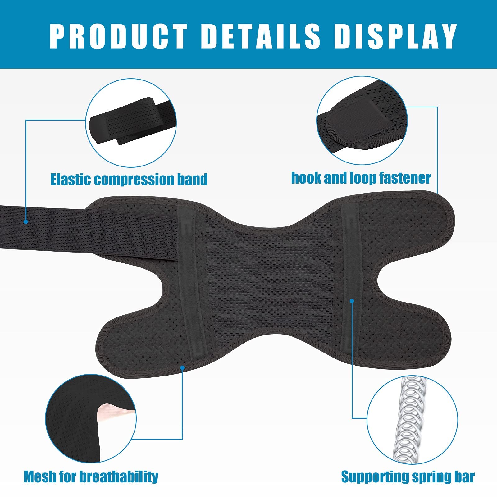 Galvaran Knee Brace with Side Stabilizers Relieve