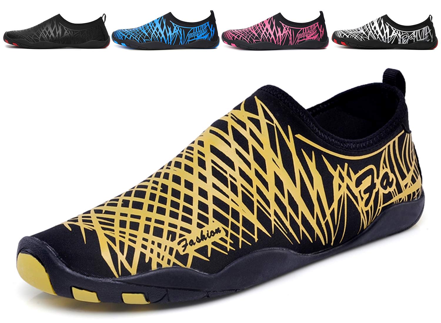 Mua Sixspace マリンシューズ ウォーターシューズ 男女兼用 水陸両用 速乾 アクアシューズ 軽量 通気性 滑り止め シュノーケリング ビーチサンダル Tren Amazon Nhật Chinh Hang Fado