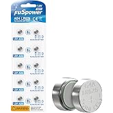 SR626SW Watch Batteries 377 376 LR626 Battery AG4 1.5v Alkaline Coin Cells (10 Count (Pack of 1))