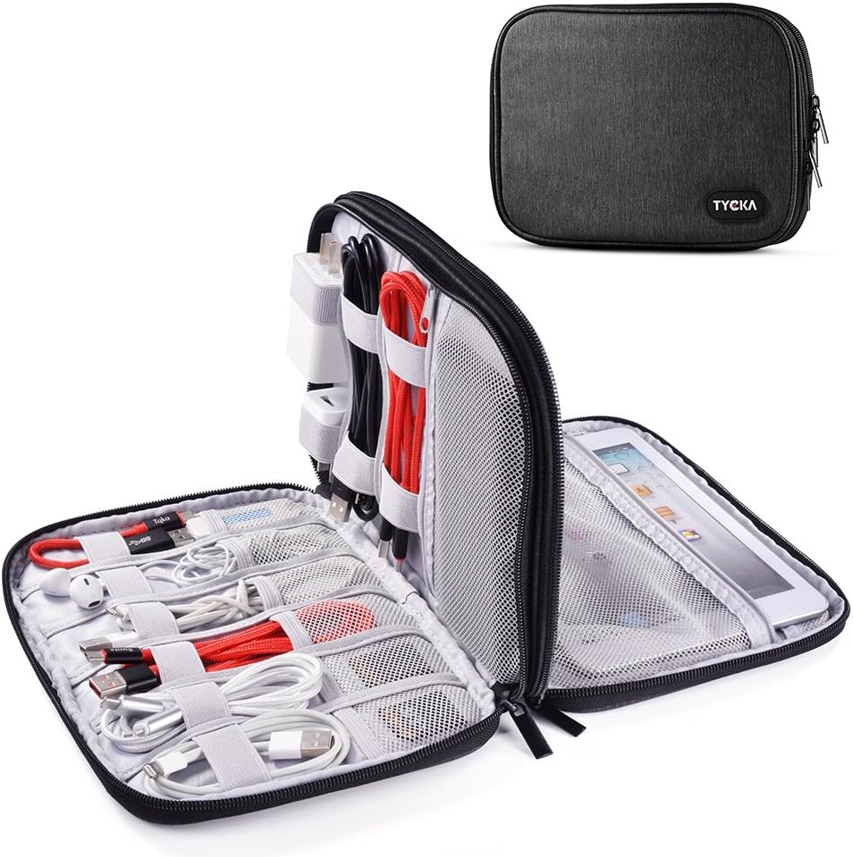TYCKA Portable Electronics Travel Organizer Storage Bag Amazon.co.uk