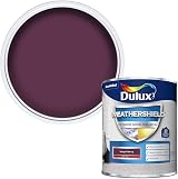 Dulux Weather Shield Exterior High Gloss Paint 750 ml Royal Berry