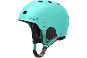 OutdoorMaster Kayak Helmet, Wakeboard Helmet Whitewater Helmet Men Women, Water Helmet with Ear Pads, Surf Helmet 12 Vents Dial Fit Adjustment Longboard Helmet, Perfect for Kayaking, Boating