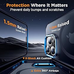 Justcool Magnetic for iPhone 16 Pro Max Case, [12FT