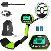 GoGonova Metal Detector for Adults &amp; Kids, PD70 | Kids Metal Detector, Waterproof Metal Detectors with High Accuracy Lightweight 8" Search Coil, All Metal &amp; Disc Modes
