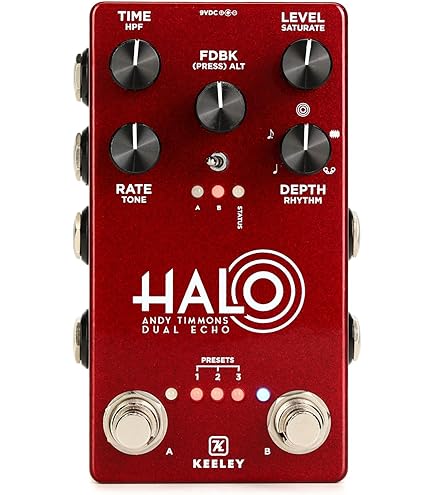 Keeley Halo Andy Timmons Dual Echo - Black : Amazon.ca: Musical